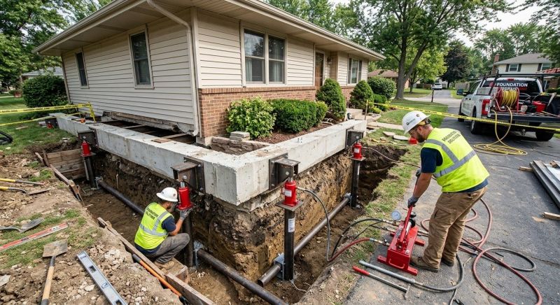 Foundation Jacking detail